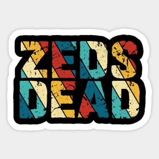 Retro Color - Zeds Dead Sticker